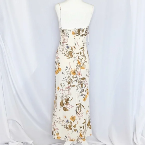 Reformation Kourtney Dress in Frolic Size 0 - Picture 6 of 11